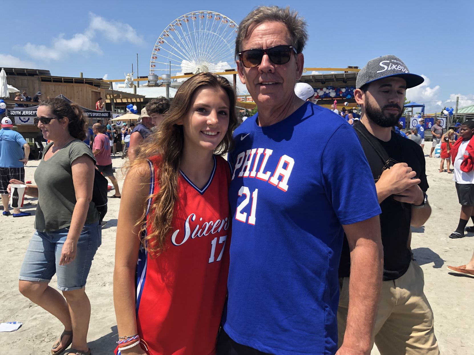 SEEN at 76ers Summer Shore Tour in Wildwood